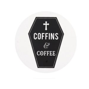 Coffins Coffee Coaster