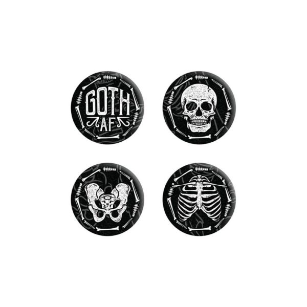 Goth AF Badge Set