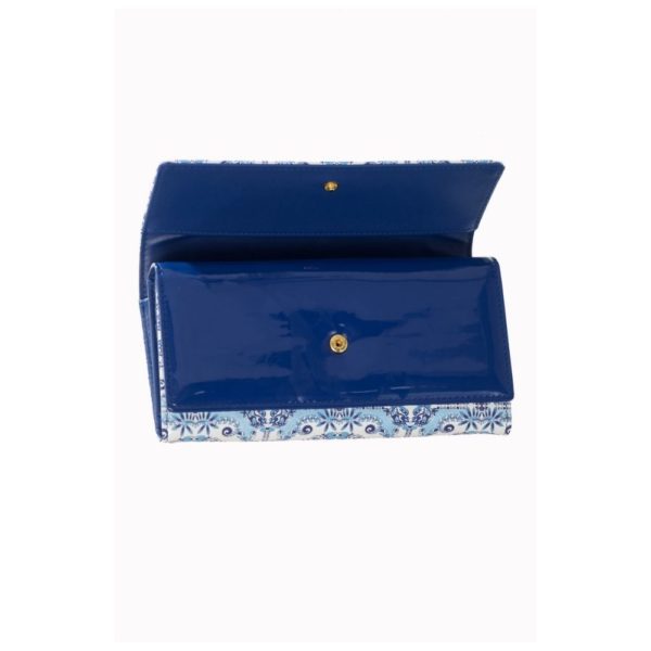 Iva Wallet Blue rotated