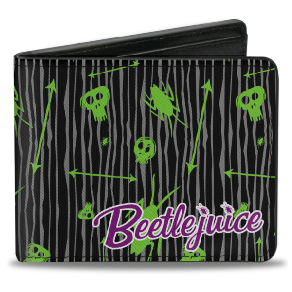 Beetlejuice Doodles Wallet