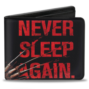 Nightmare on Elm Street Never Sleep Again Wallet