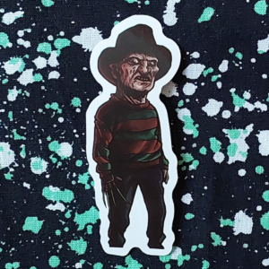 Cartoon Freddy Krueger Sticker 1