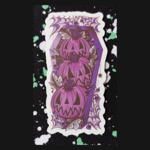 Coffin Pumpkins Sticker