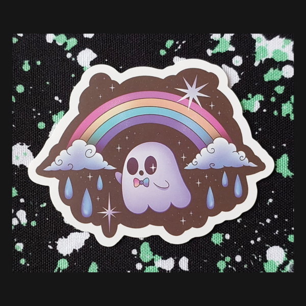 Ghost Rainbow Sticker