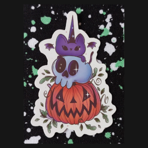 Halloween Kitty Sticker