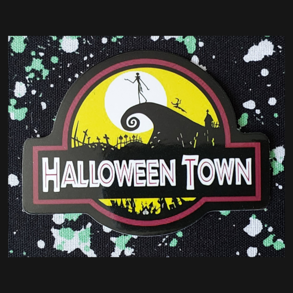 Halloween Town Sticker