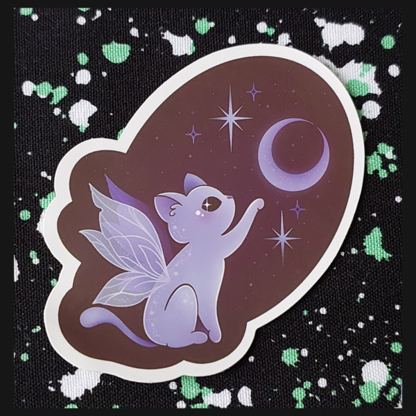 Mystic Fairy Kitty Sticker