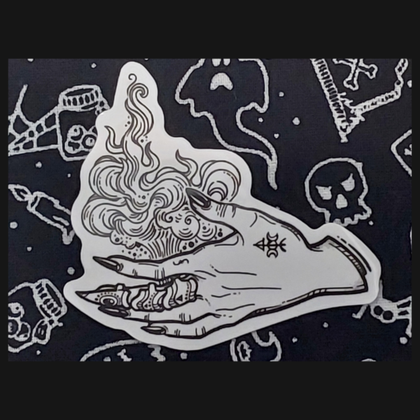 Mystic Hand Sticker