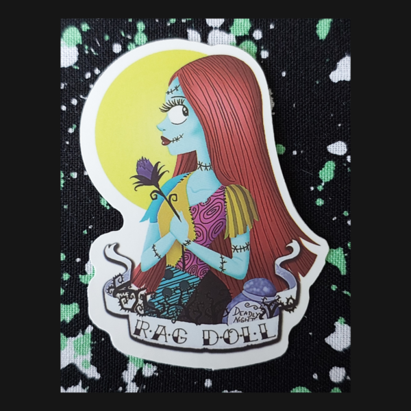 Rag Doll Sally Sticker