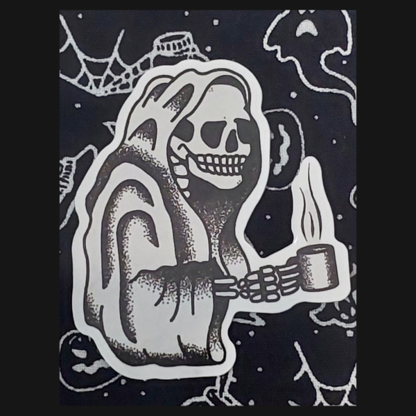 Reaper Coffee Sticker