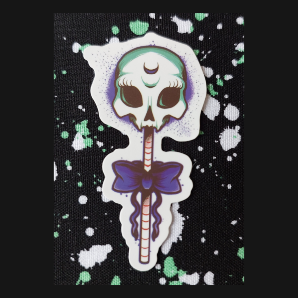 Skull Lollipop Sticker