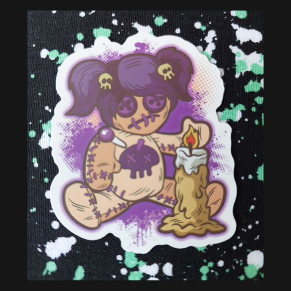Voodoo Teddy Sticker