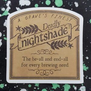 Finest Nightshade Sticker