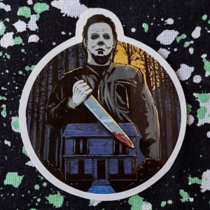 Halloween Michael Myers Pose Sticker
