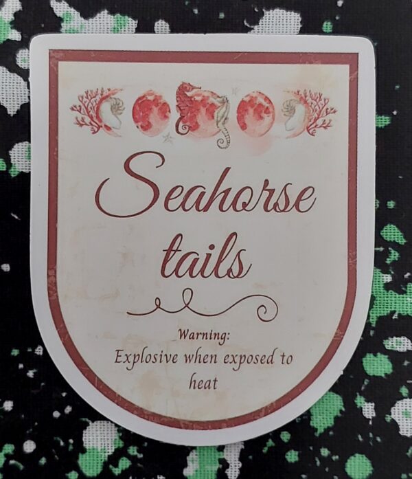 Seahorse Tails Sticker