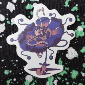 Alien Flower Sticker