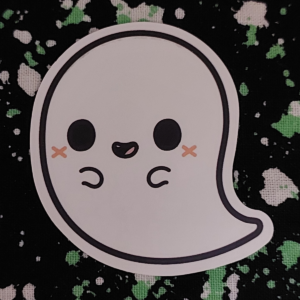 Bashful Ghost Sticker