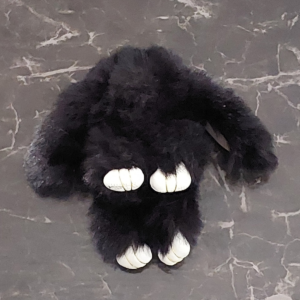 Black Fluffy Bunny