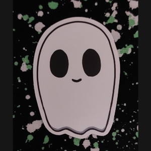 Content Ghost Sticker