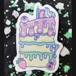 Creepy Cake Sticker