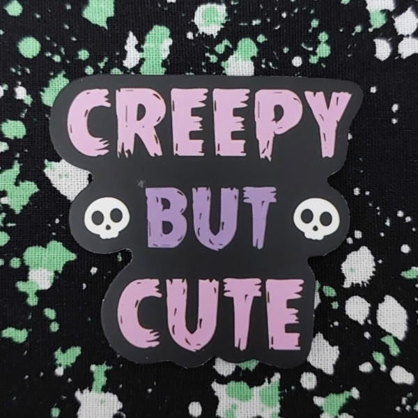 Creepy but Cute Sticker 1