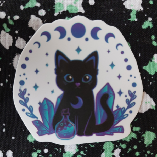 Crystal Kitty Sticker