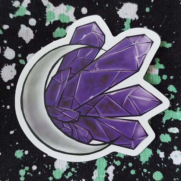 Crystal Moon Sticker
