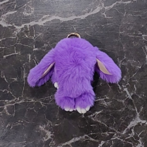 Dark Purple Fluffy Bunny 1