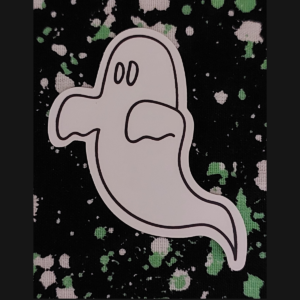 Eerie Ghost Sticker