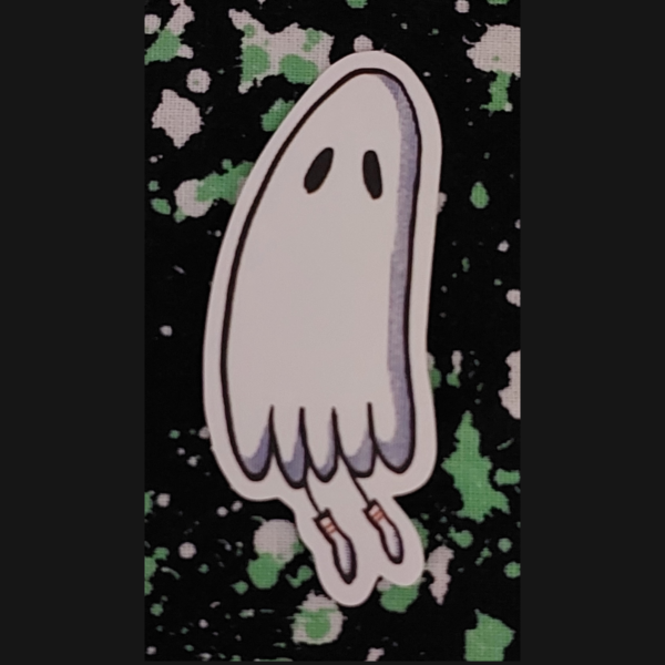 Floating Ghost Sticker