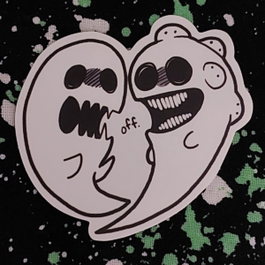 Ghost Friends Sticker