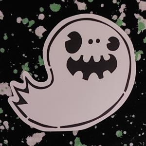 Goofy Ghost Sticker
