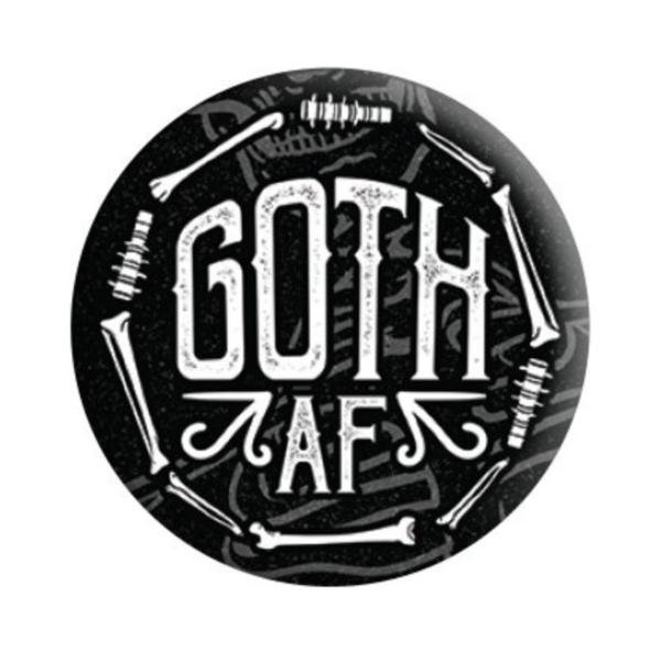 Goth AF Badge