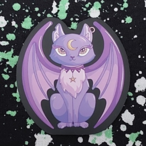 Goth Kitty Sticker