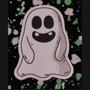 Kooky Ghost Sticker