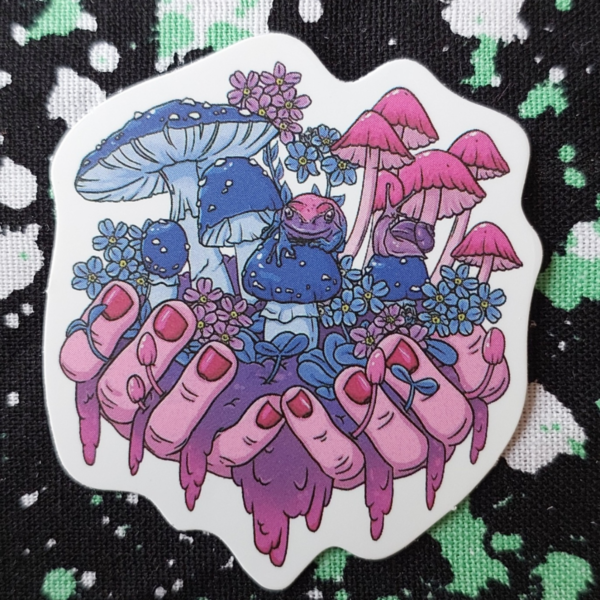 Mushroom Garden Sticker