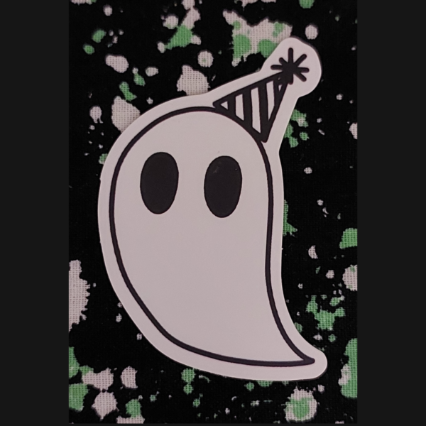 Party Ghost Sticker