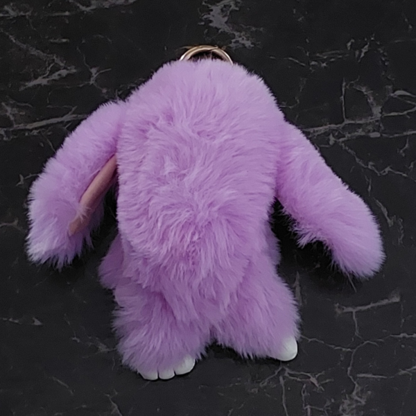 Purple Fluffy Bunny 1