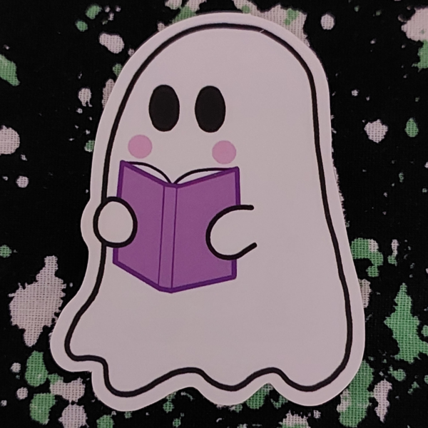 Reading Ghost Sticker