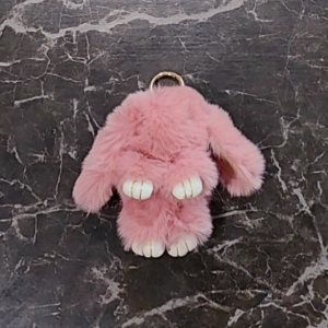 Rose Pink Fluffy Bunny
