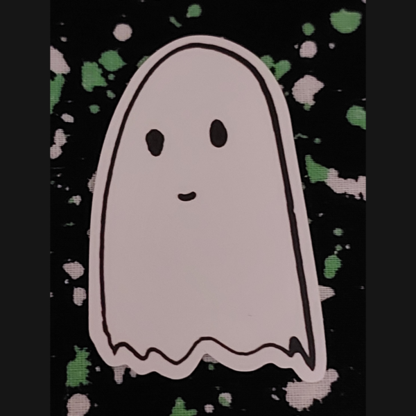Shy Ghost Sticker
