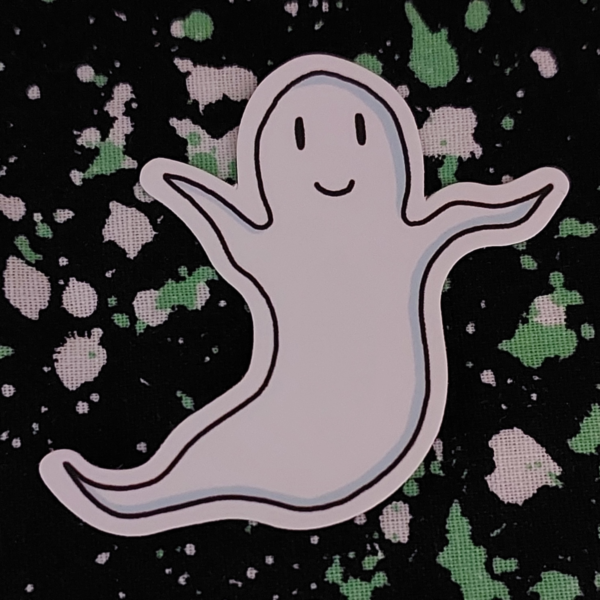 Skinny Ghost Sticker