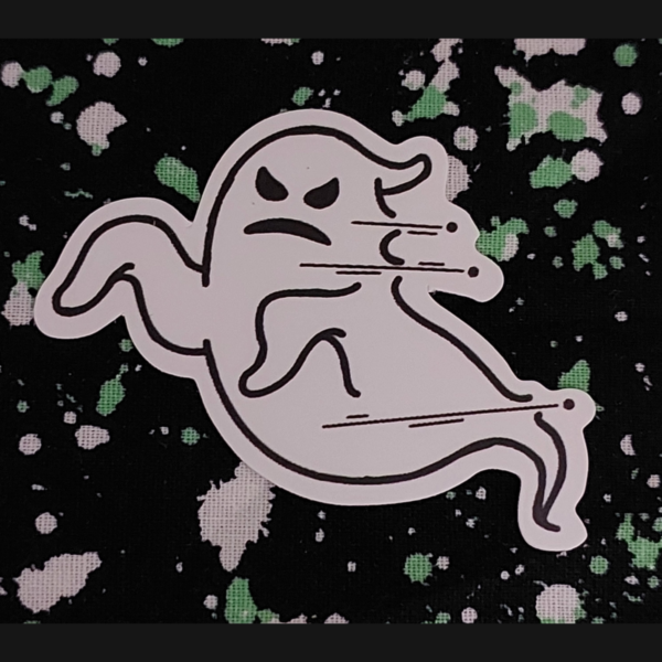 Speedy Ghost Sticker