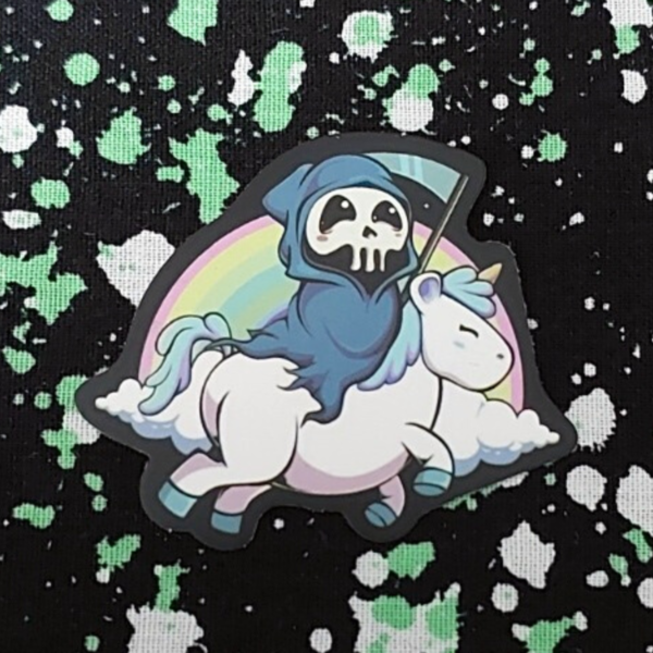 Unicorn Reaper Sticker