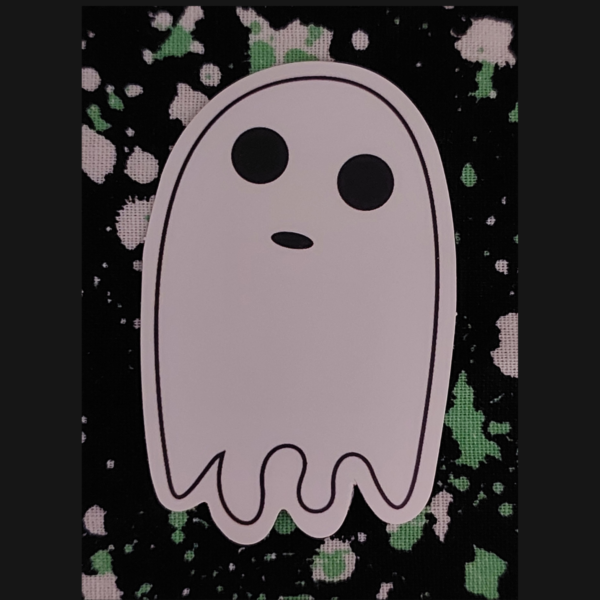 Zoned Out Ghost Sticker