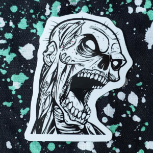 Angry Zombie Sticker