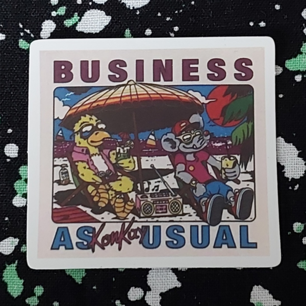 Business as Usual Sticker