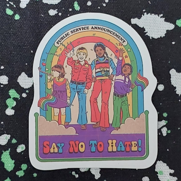 Say No to Hate Sticker