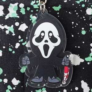 Ghostface Scream Keychain 1