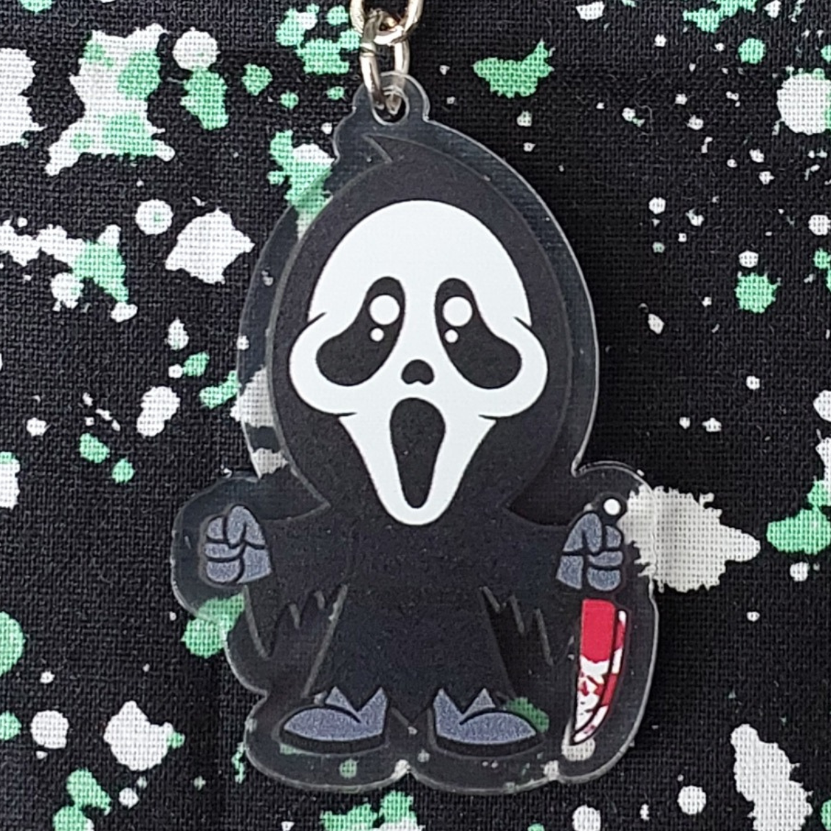 Ghostface Scream Keychain Miss Sombre New Zealand